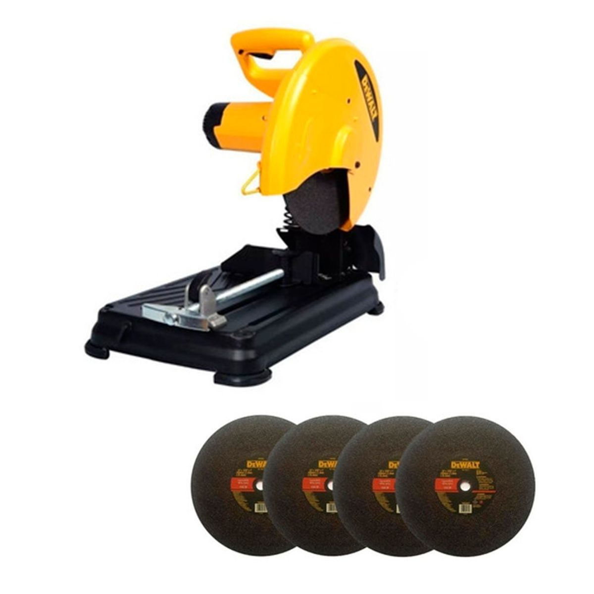 DEWALT - Kit Tronzadora de Metal 14" 2300W+5 Discos 14"