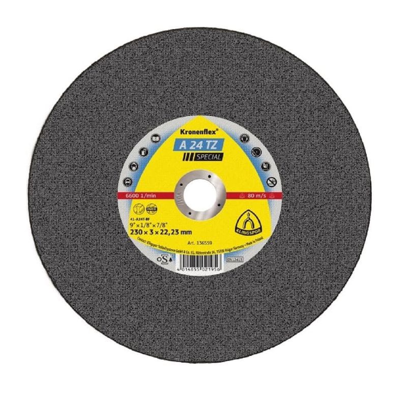 KLINGSPOR - Disco Corte 7"/Special/180x3x22.23mm - Pack x 25 und
