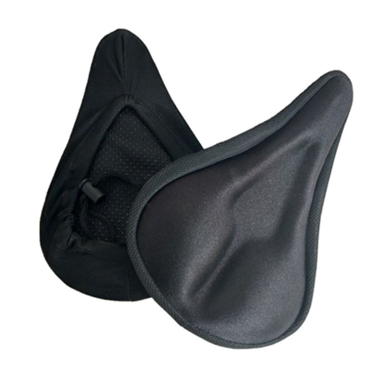 GENERICO - Forro Asiento Bicicleta   Silicona Negro