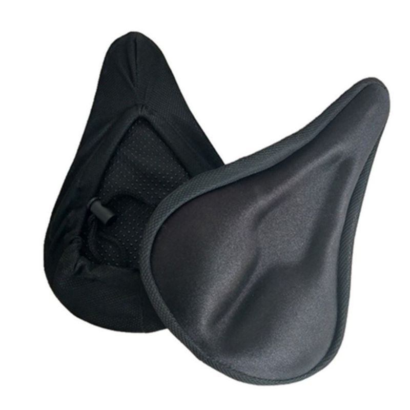 GENERICO - Forro Asiento Bicicleta   Silicona Negro
