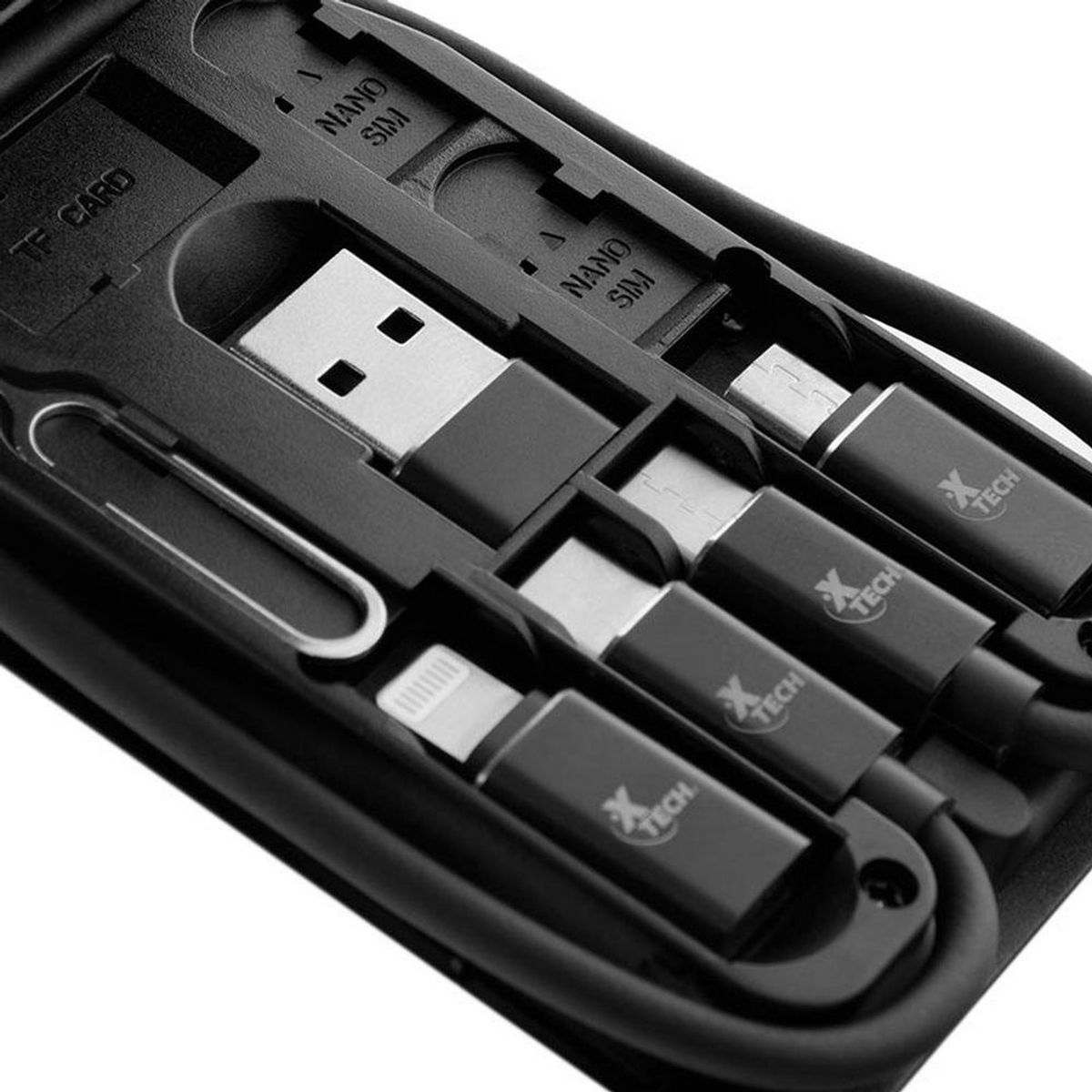 XTECH - Xtech Adaptador multipuerto USB-C Estuche multifuncional - XTC-570