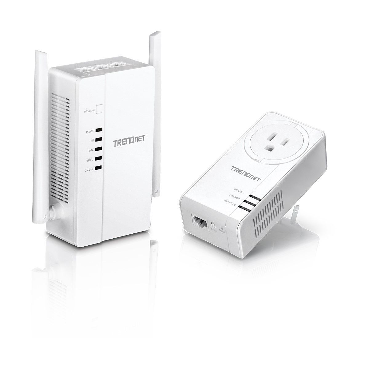 TRENDNET - Trendnet Kit Adaptador Wireless 1200 AV2 Powerline WiFi - TPL-430APK