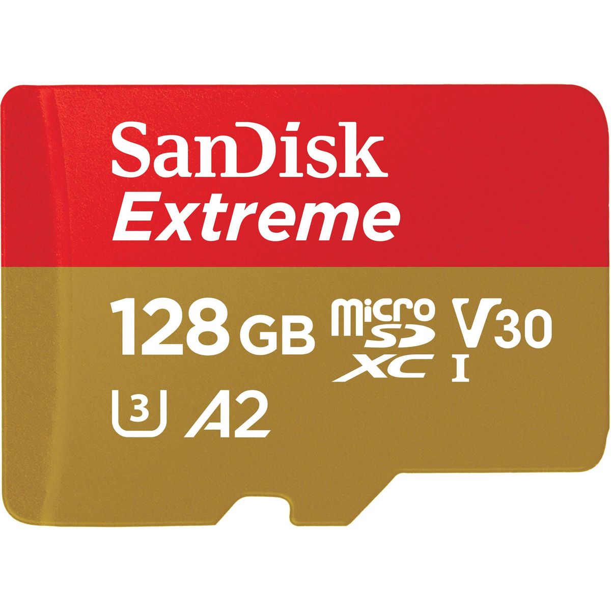 SANDISK - SanDisk 128GB Extreme UHS I MicroSDXC A2 UHS I V30 U3 - SDSQXA1
