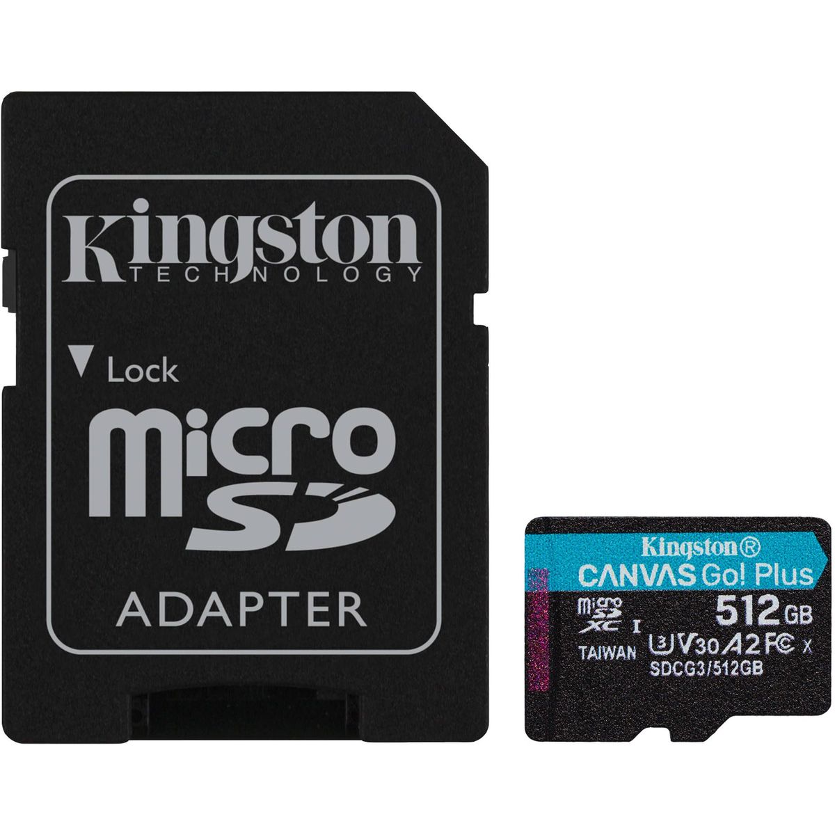 KINGSTON - Kingston 512GB Canvas Go! Plus UHS I MicroSDXC SD 170 MB/s SDCG3/512GB