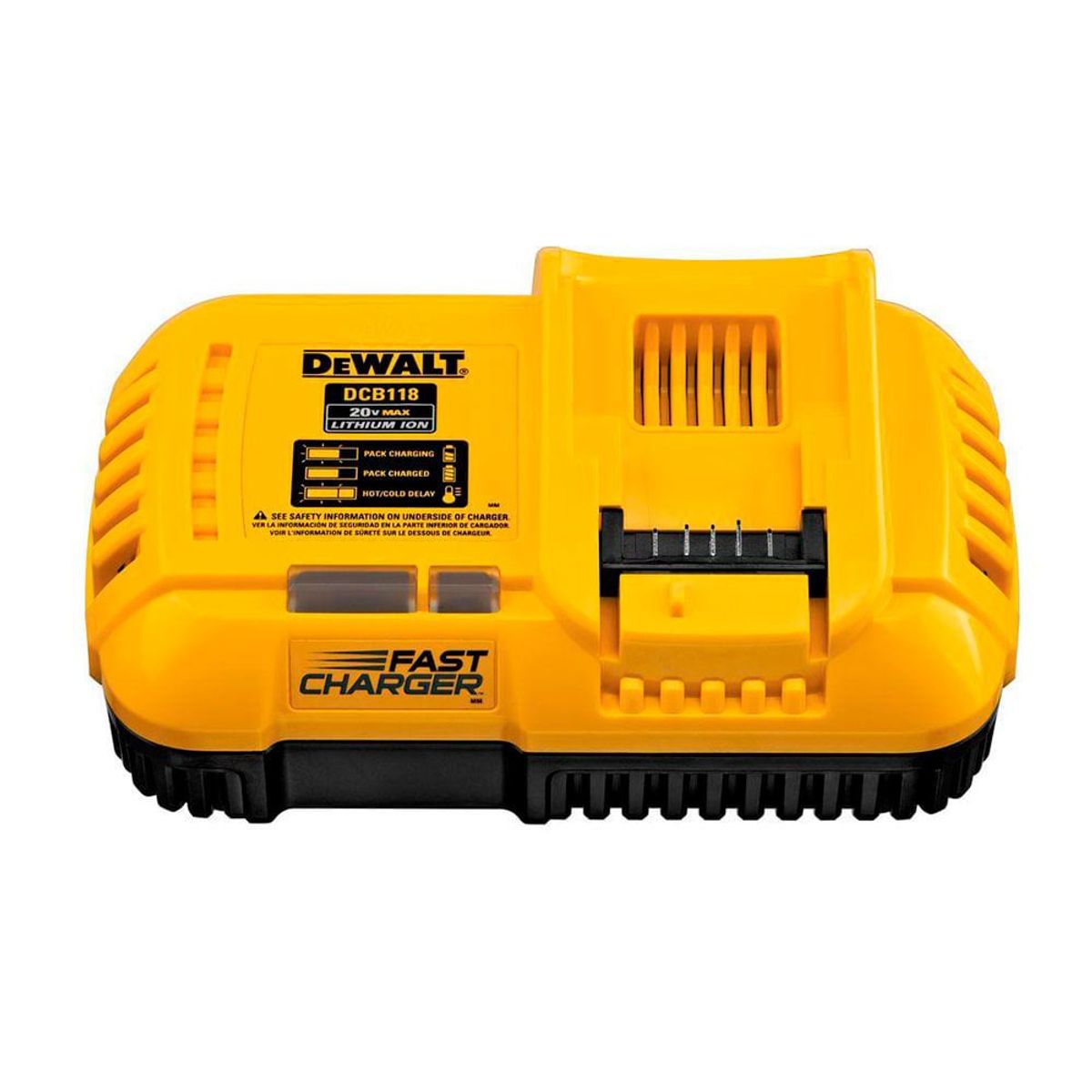 DEWALT - Cargador Rápido de Baterias Flexvolt 20V/60V