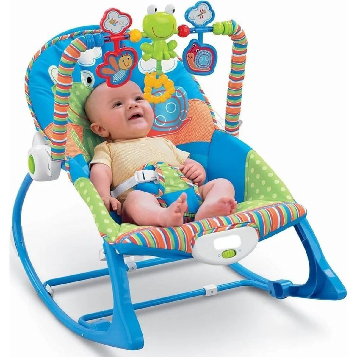 IBABY - Ibaby - silla mecedorahamaca vibradora musical - celeste