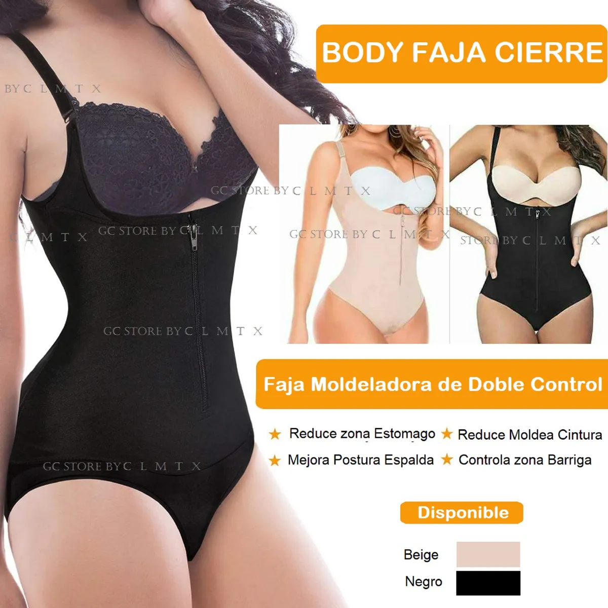 OEM - Faja Redutor Post Parto Body Cierre Moldea Comprime Oficina Fiesta