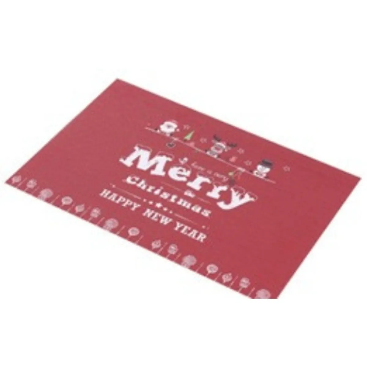 GENERICO - Individual Navideño con diseño Set x 4 und