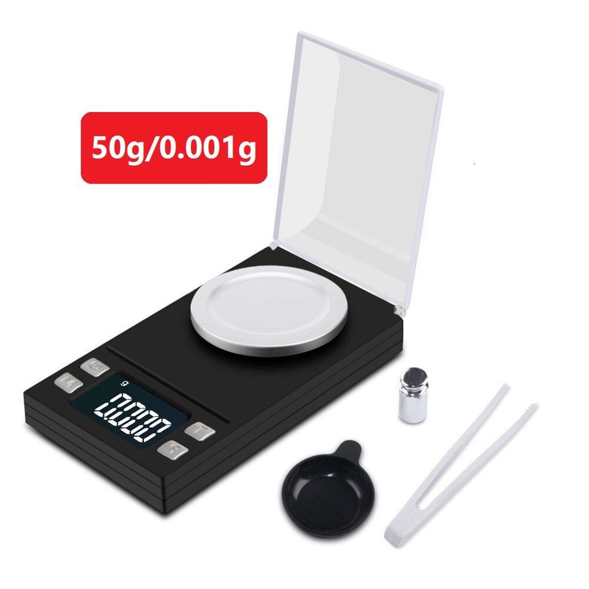 OEM - Balanza Digital Gramera Miligramos 50g-0001g Joyería Cocina