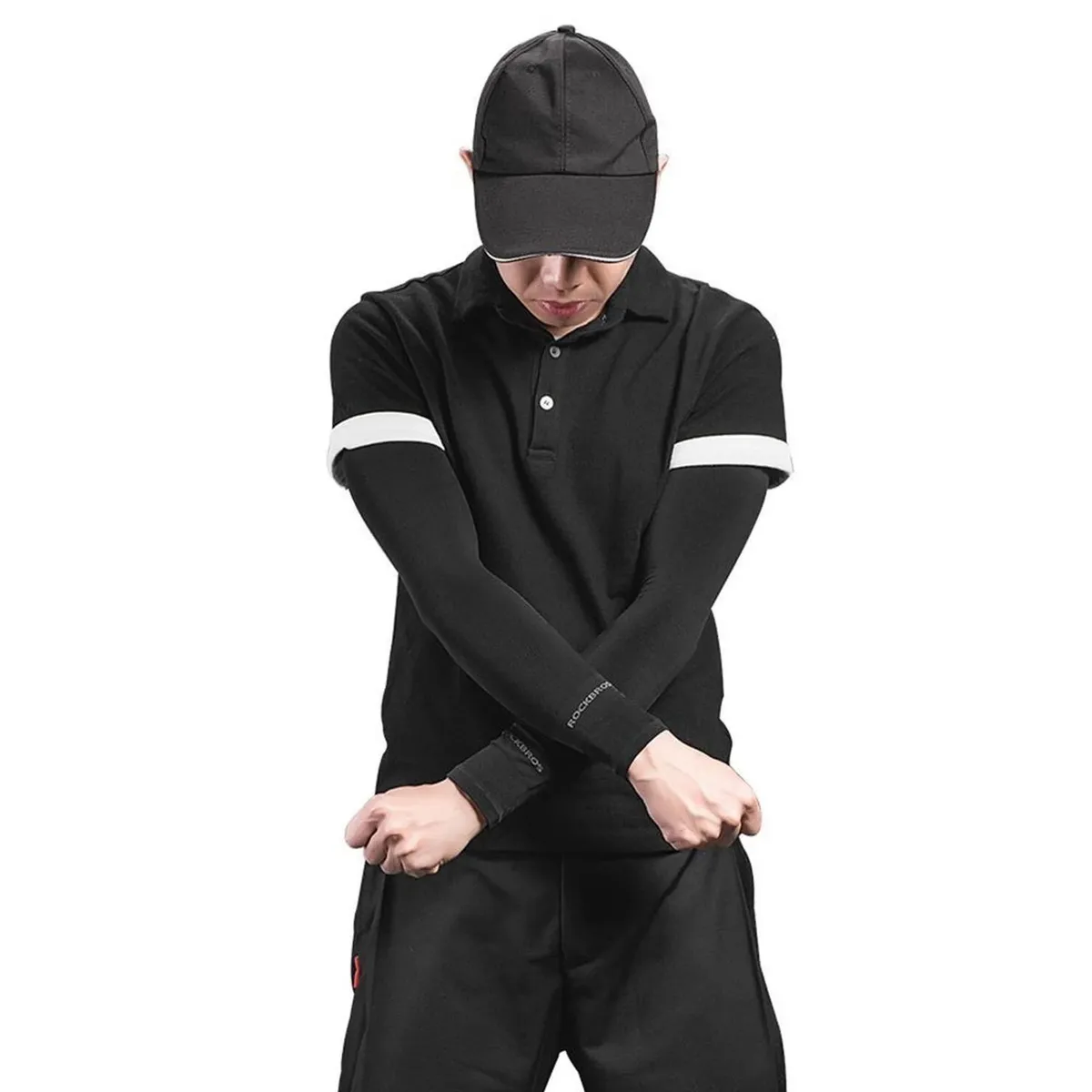 ROCKBROS - Mangas Deportivas Negras Rockbros