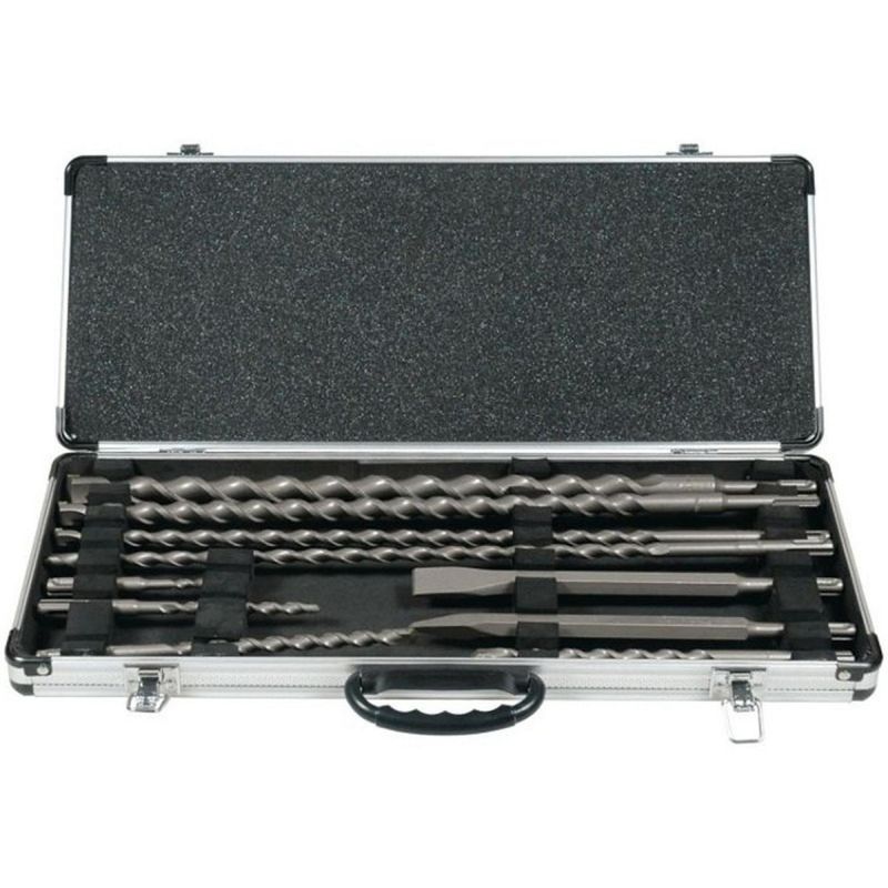 MAKITA - Maletín con 8 Brocas Sds-Plus y 2 Cinceles Makita D-19174