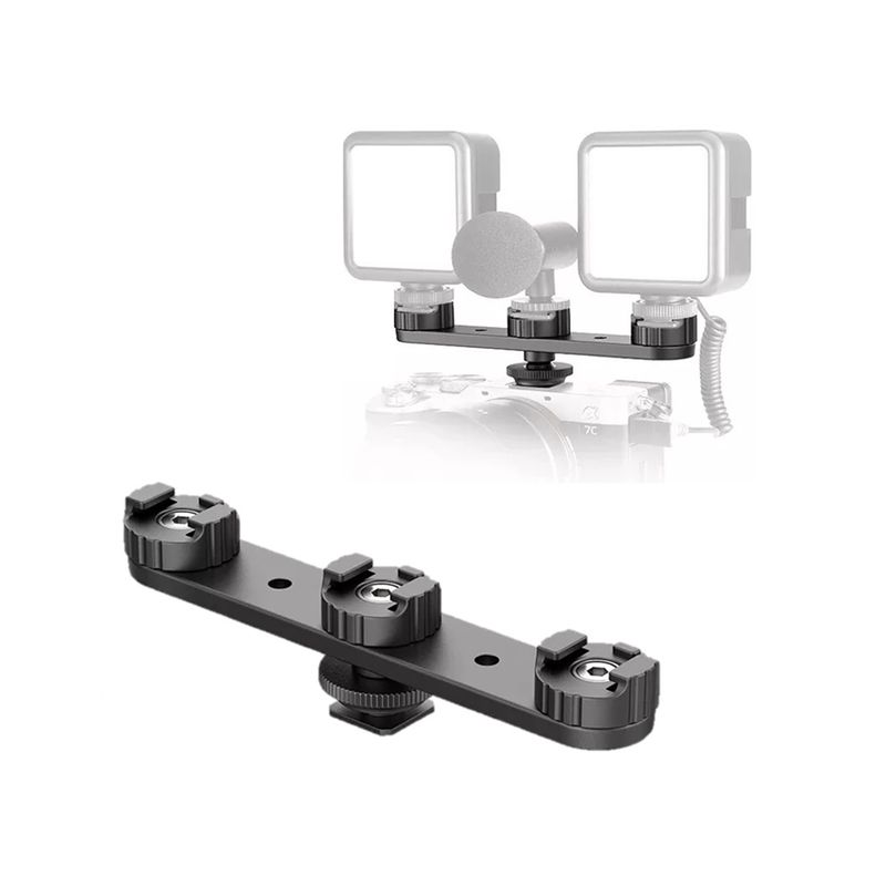 ULANZI - Bracket de expansión de  Zapata 180° Triple Ulanzi PT-23