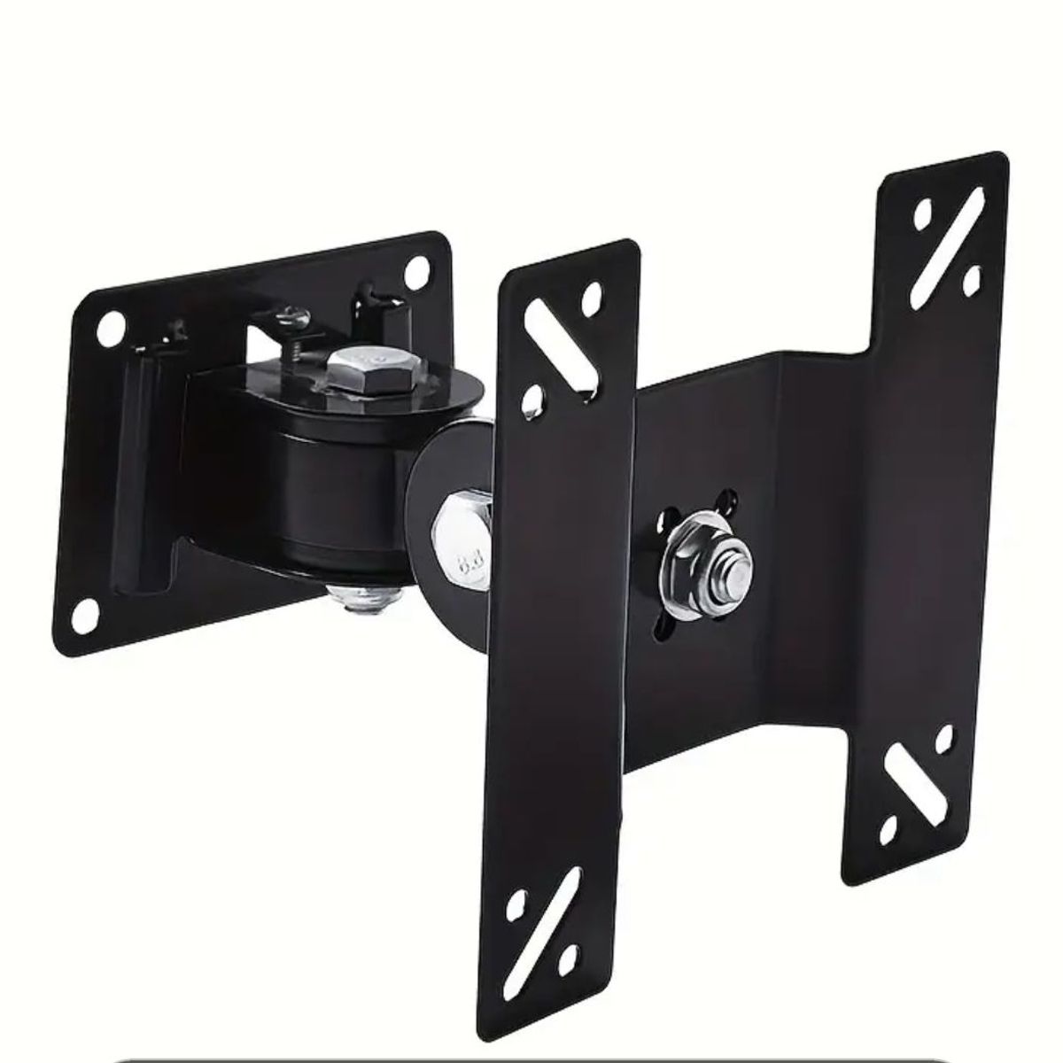 GENERICO - RACK FIJO INCLINABLE DE MONITOR O TV 14 A 27" /NEGRO