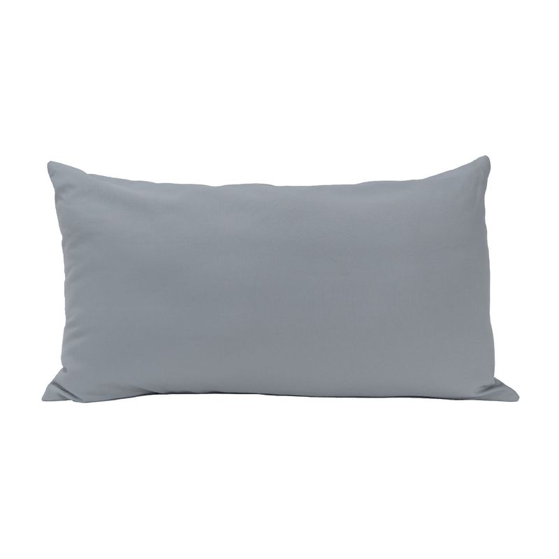 NIENNA HOME - Cojín Rectangular De Lino Color Gris Con Relleno Incluido