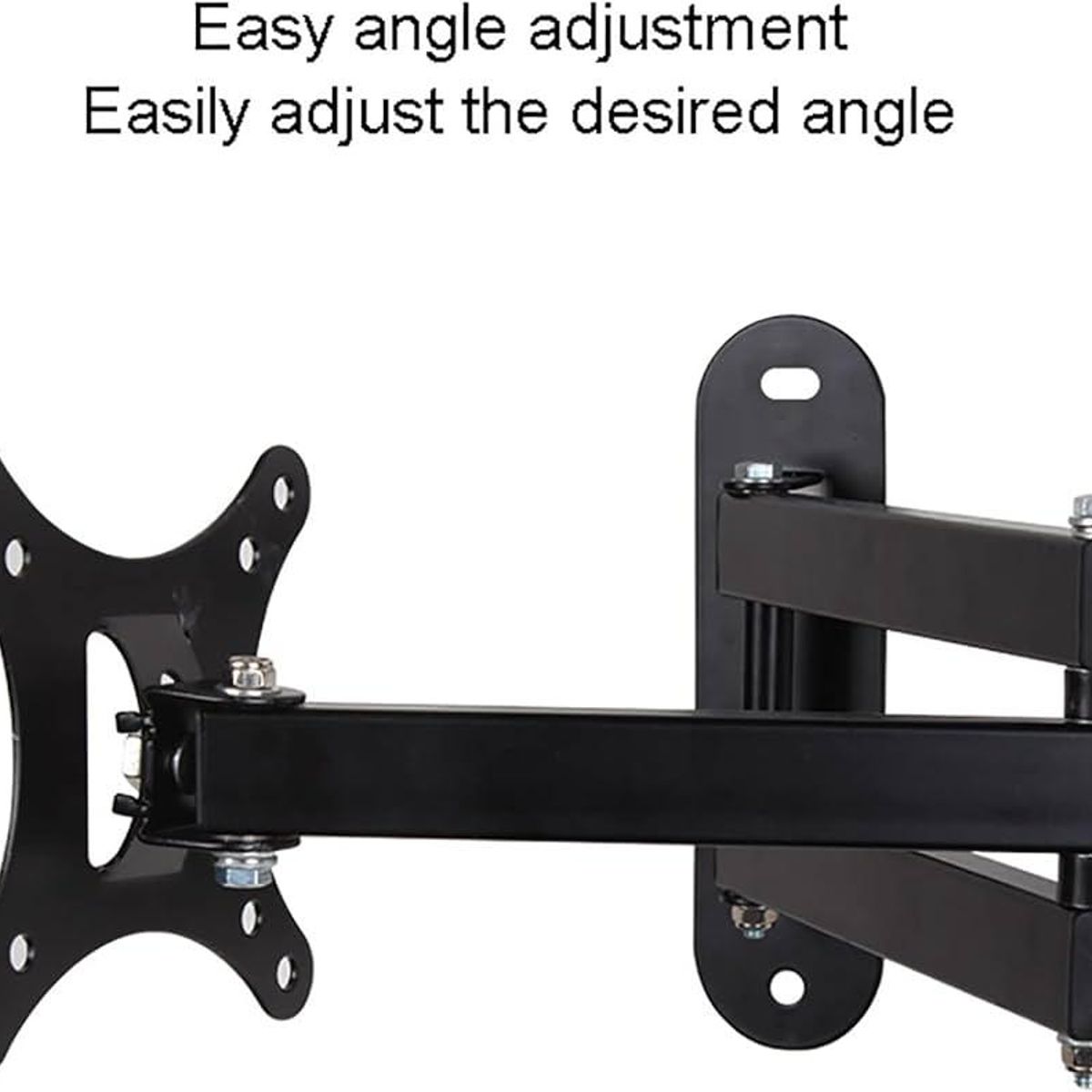 GENERICO - RACK MOVIBLE DOBLE BRAZO PARA MONITOR O TV 14 A 27"