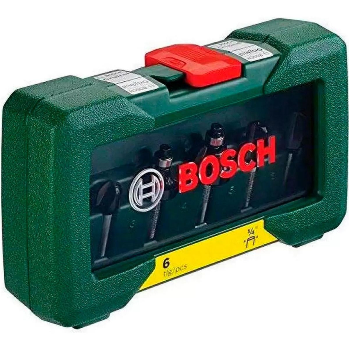 BOSCH - Set X 6 Fresas Vastago 1/4 Hm Bosch
