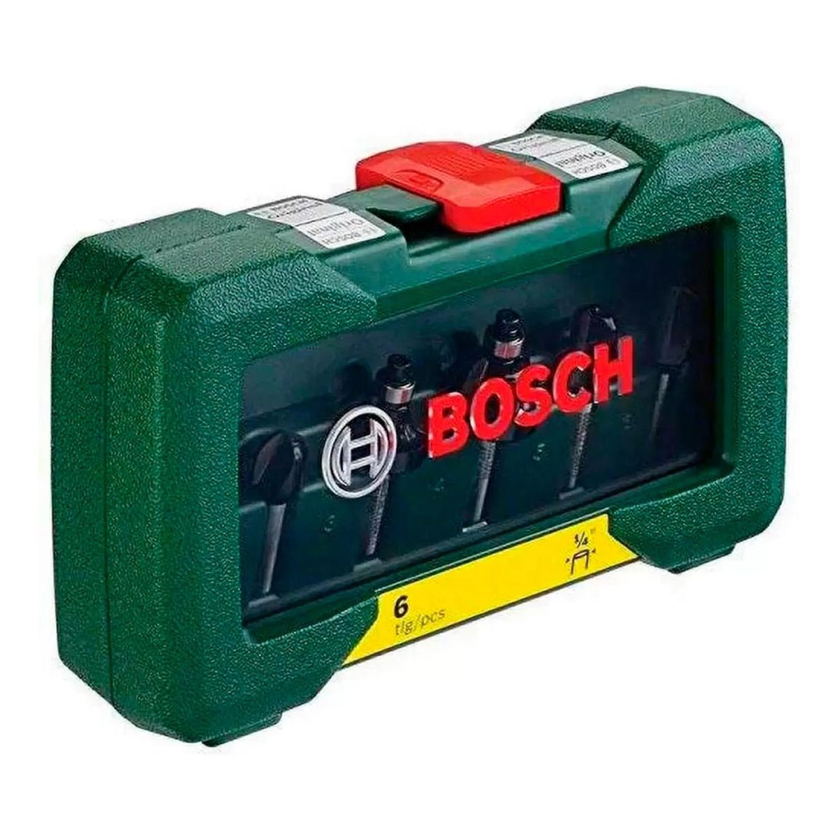 BOSCH - Set X 6 Fresas Vastago 1/4 Hm Bosch