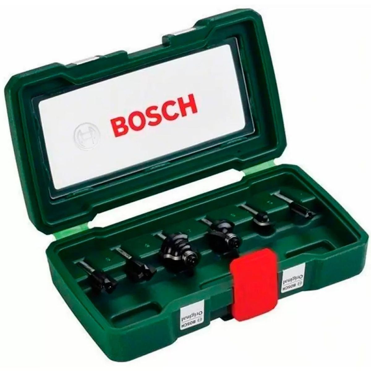 BOSCH - Set X 6 Fresas Vastago 1/4 Hm Bosch