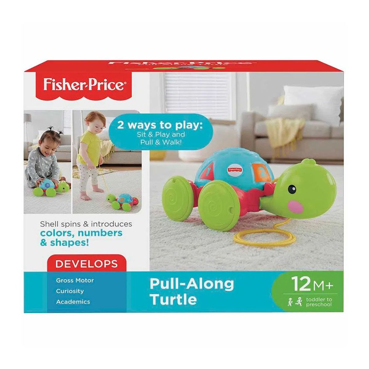 FISHER PRICE - Fisher Price Tortuga de Aprendizaje