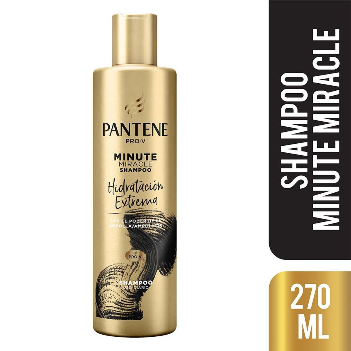 PANTENE - Pantene Shampoo Minute Miracle Hidratación Extrema 270ml.