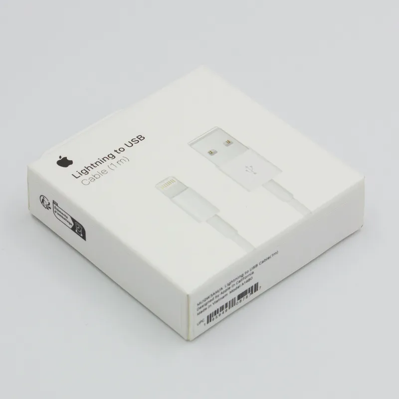 APPLE - Cable Lightning a USB 1M para iPhone Original + 2 Protectores Gratis