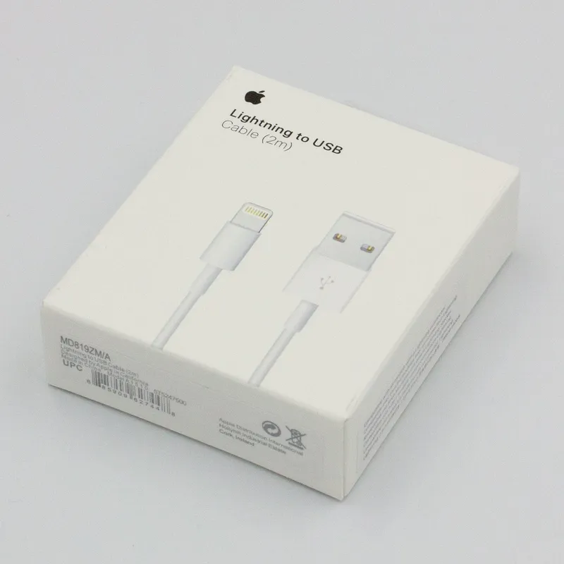 APPLE - Cable Lightning a USB de 2M Original + Regalo para iPhone Apple