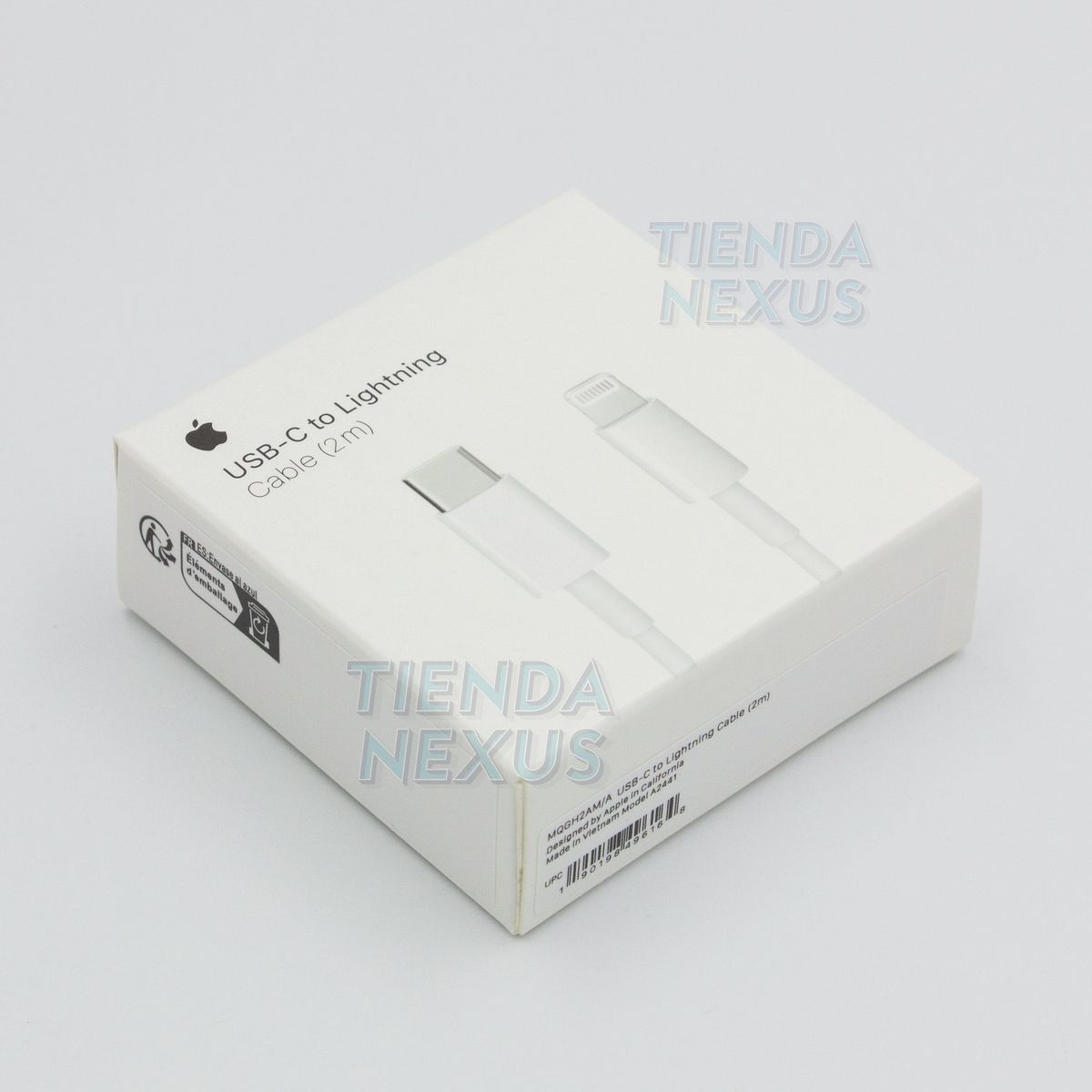 APPLE - Cable Lightning a USB-C de 2 metros Apple Original iPhone