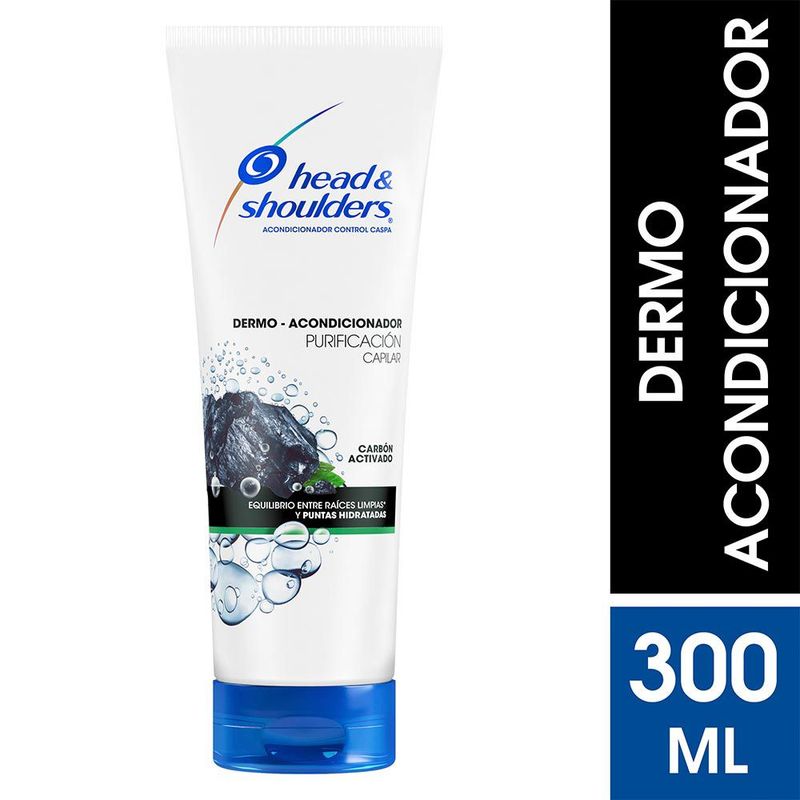 HEAD AND SHOULDERS - Head   &  Shoulders Dermo Acondicionador Carbón Activado 300ml.