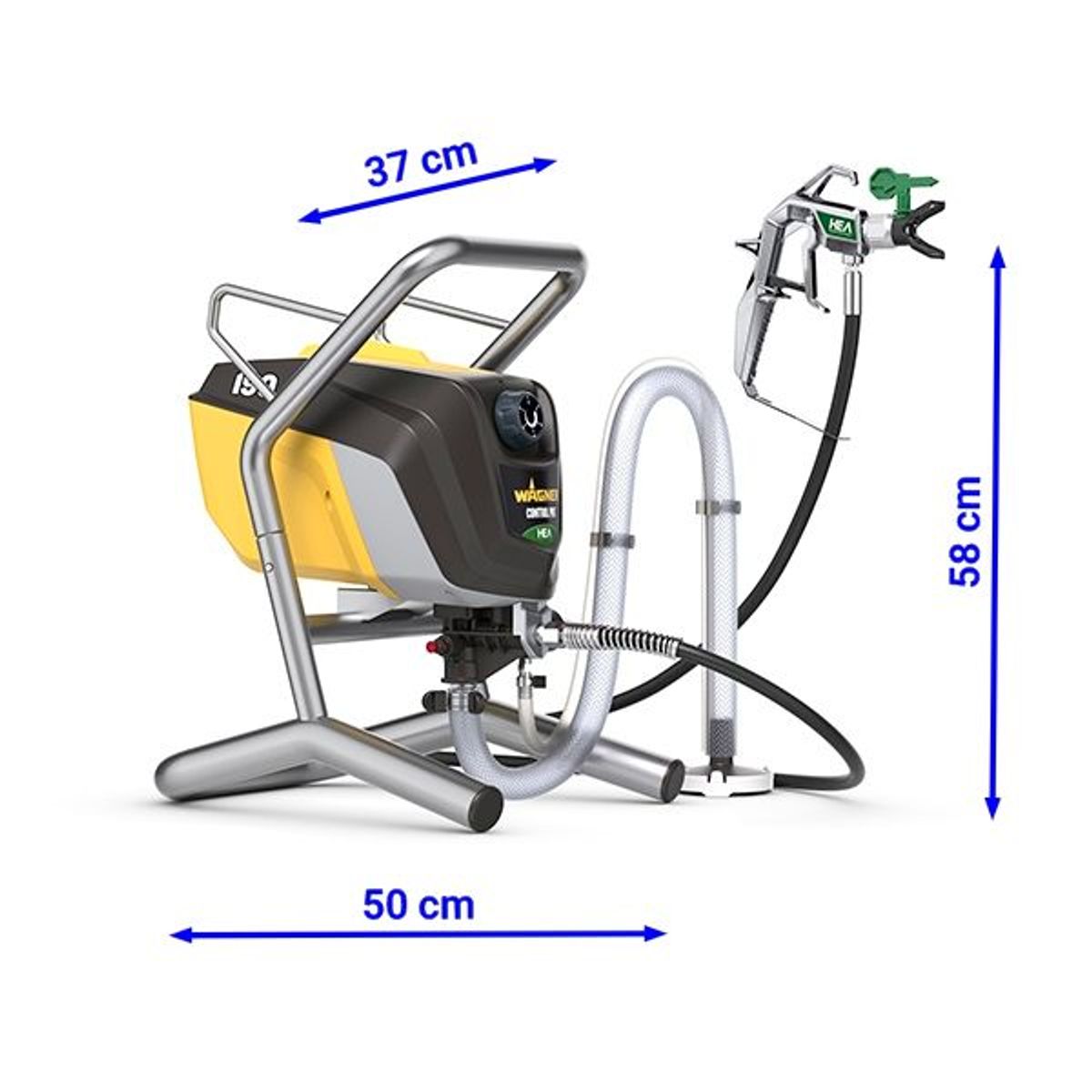 WAGNER - Combo Pistola para Pintar CP190 SKID + Pistola de Calor FURNO 300