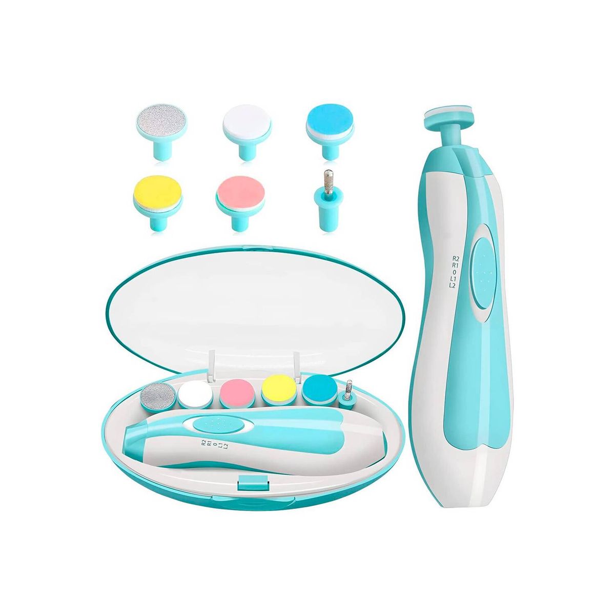 OEM - Set de Pulidor de Unas de Bebes Set de Manicura