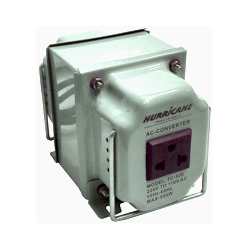 HURRICANE - Transformador de 220v a 110v 500va - HURRICANE