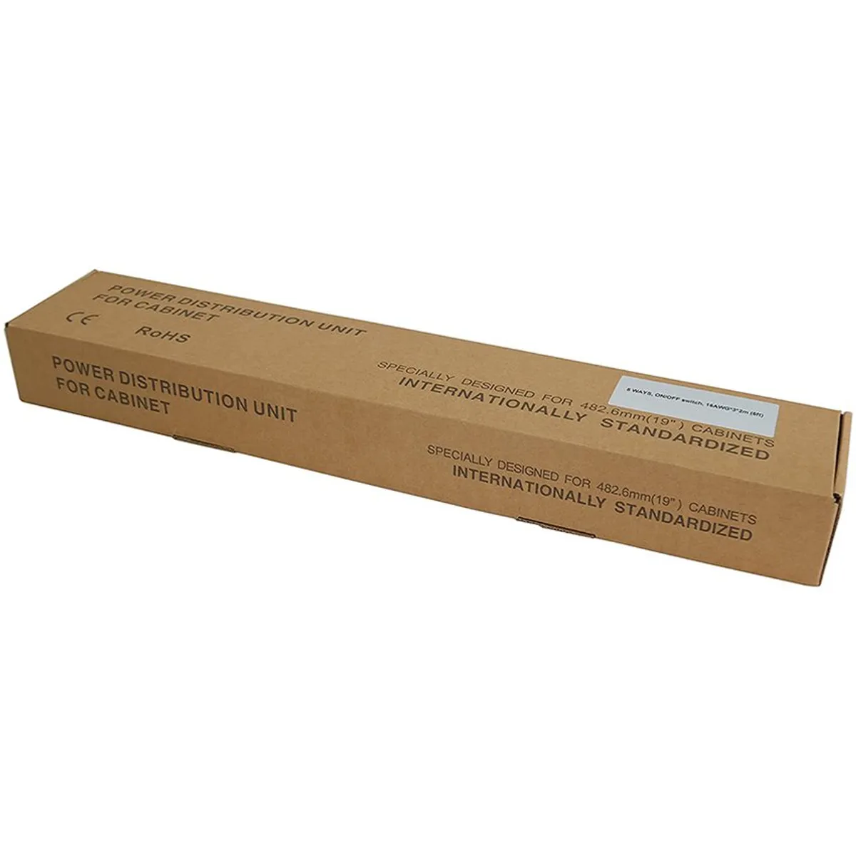 AMERICAN NET - PDU Supresor De Picos 8 Tomas - Rack Metal- cordon 1.8 Metros