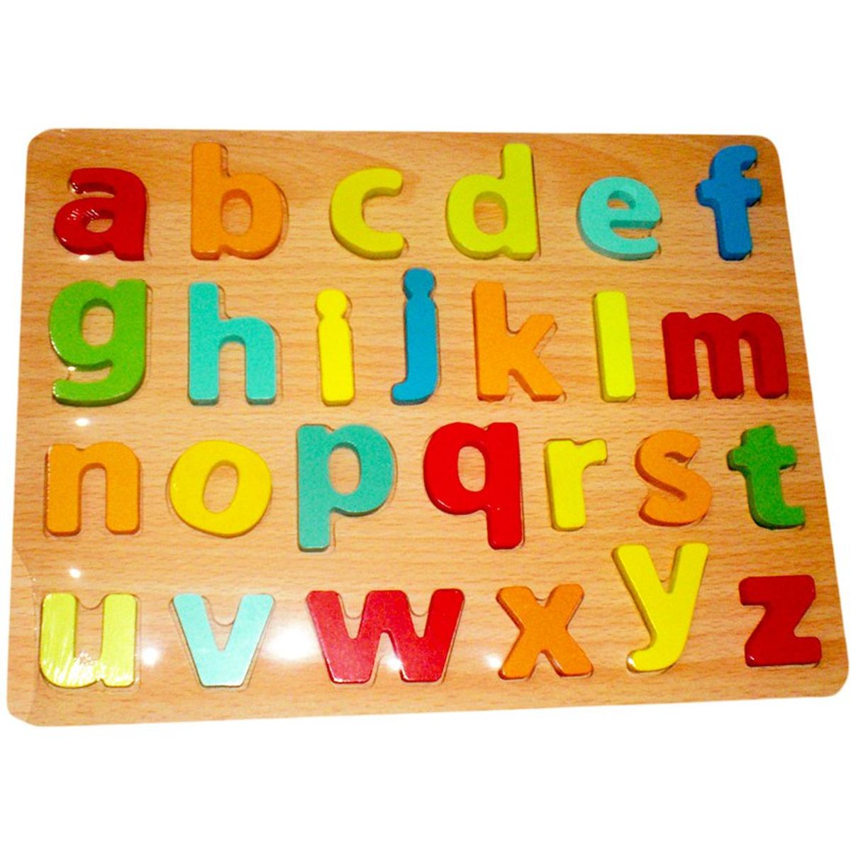 GENERICO - Juego educativo - abecedario rompecabeza de madera