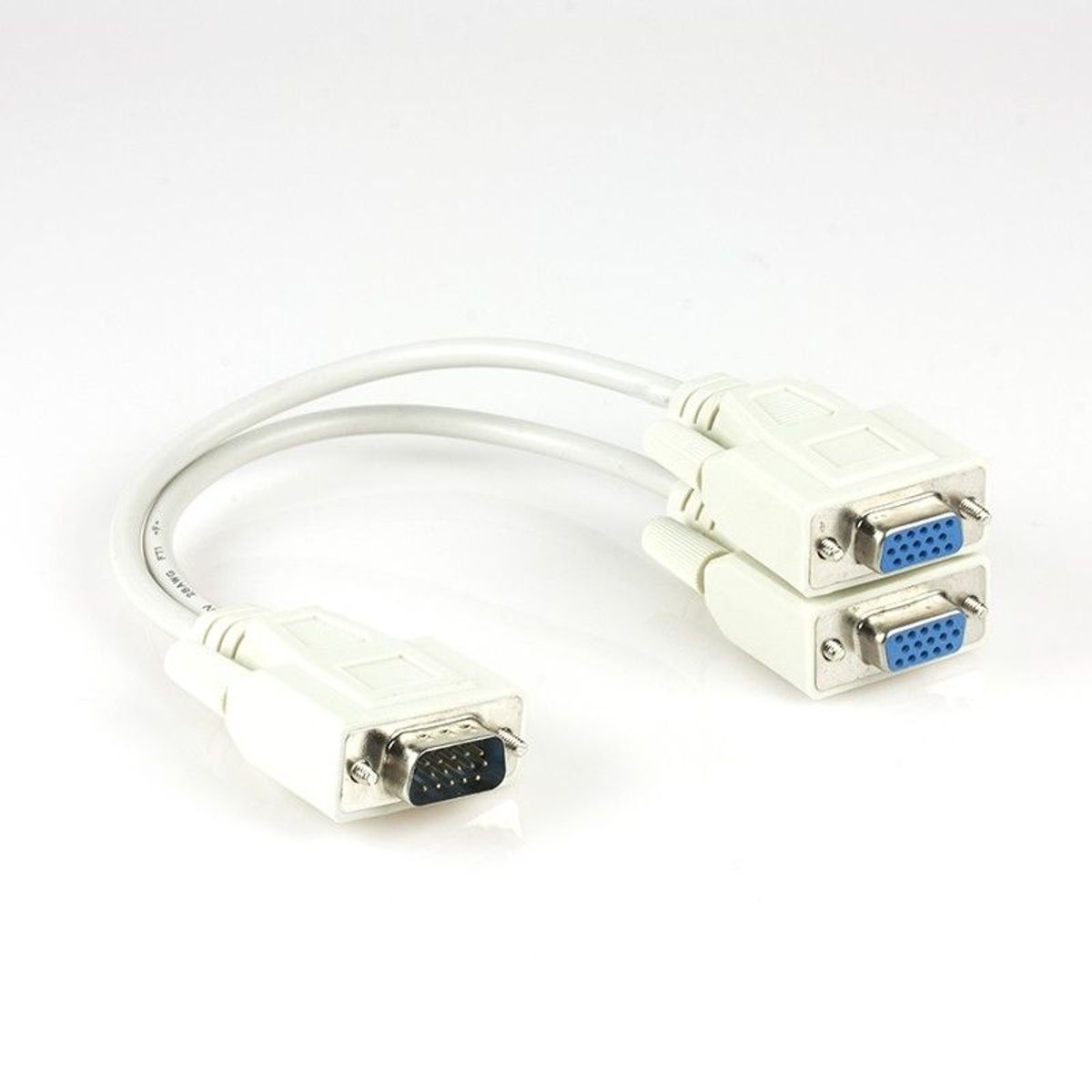 XTECH - Cable Xtech VGA 2 x Male Spliter Conector Múltiple - XTC-325