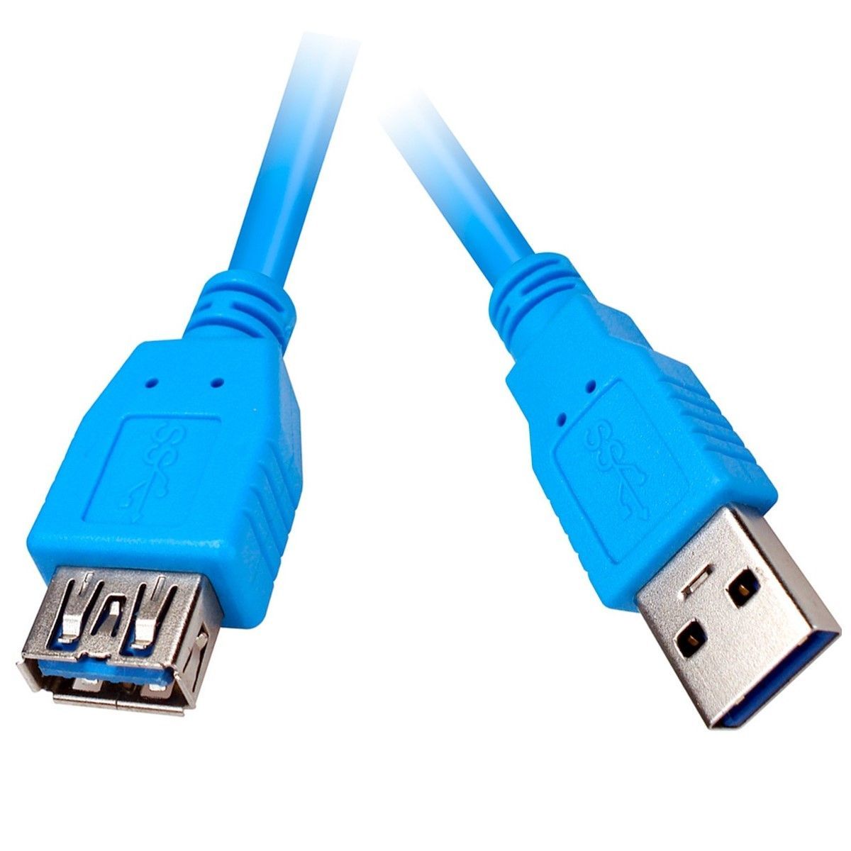 XTECH - Cable Xtech Extension USB 1.8m Azul 28 AWG 5Gb/s Macho Hembra XTC-353