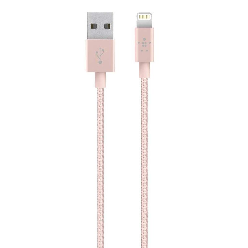BELKIN - Cable Belkin Lightning to USB 12M Rose Gold iPhone - F8J144bt04-C00