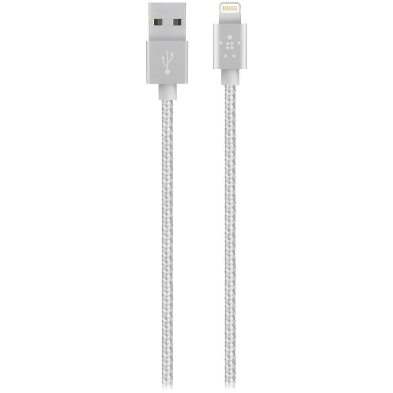 BELKIN - Cable Belkin Lightning to USB 12M Plata - F8J144bt04-SLV