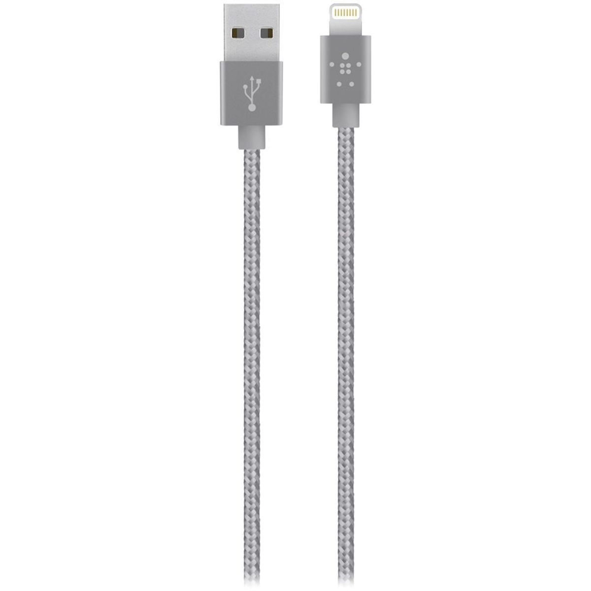 BELKIN - Cable Belkin Lightning to USB 1.2M Gris - F8J144bt04-GRY