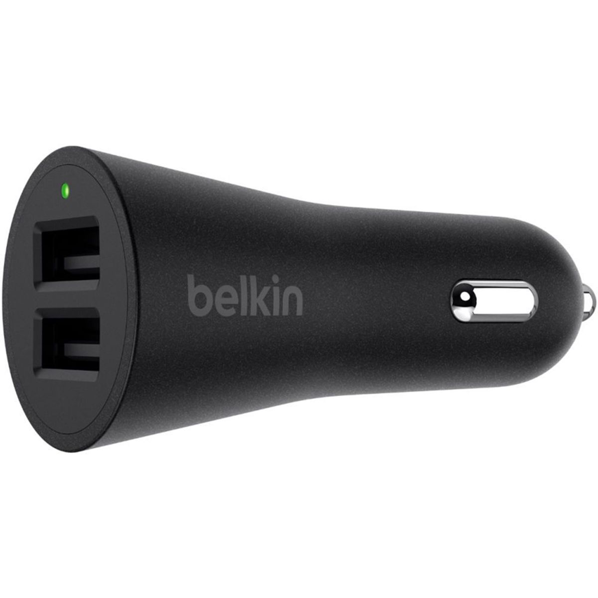 BELKIN - Belkin BOOSTUP 2 Port Cargador Auto Carro Cable Lightning - F8J221BT04