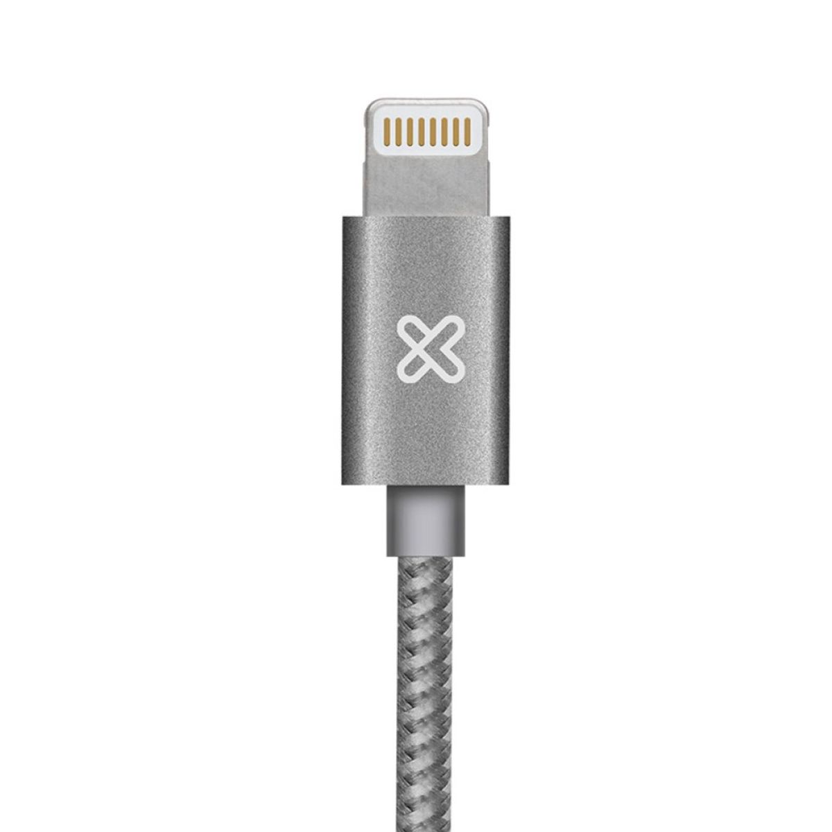 KLIPXTREME - Cable Klip Xtreme Lightning MFI a USB 3.0 de 0.5mt Gris - KAC-001GR