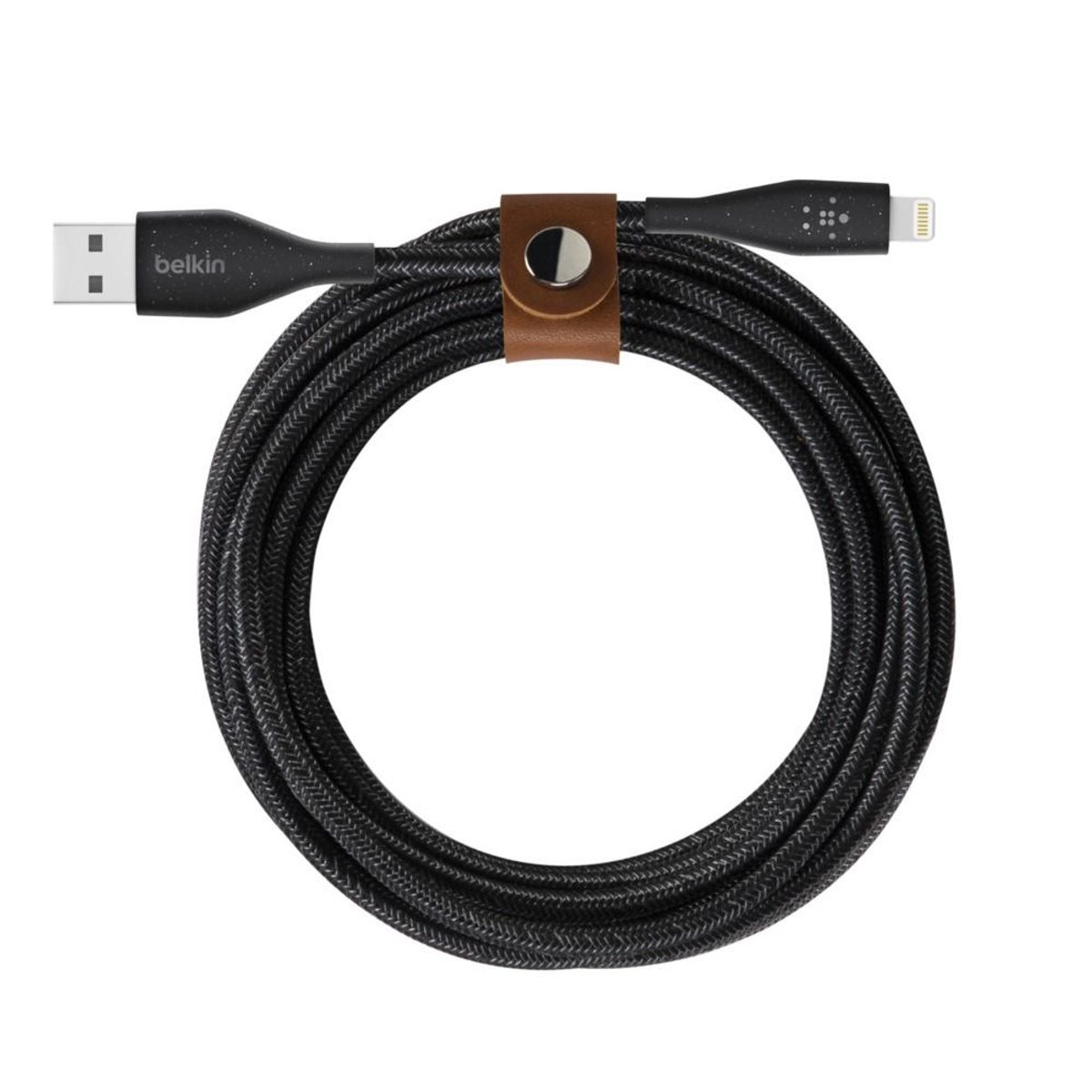 BELKIN - Cable Belkin DuraTek Plus Lightning to USB-A 1.2m - F8J236BT04-BLK
