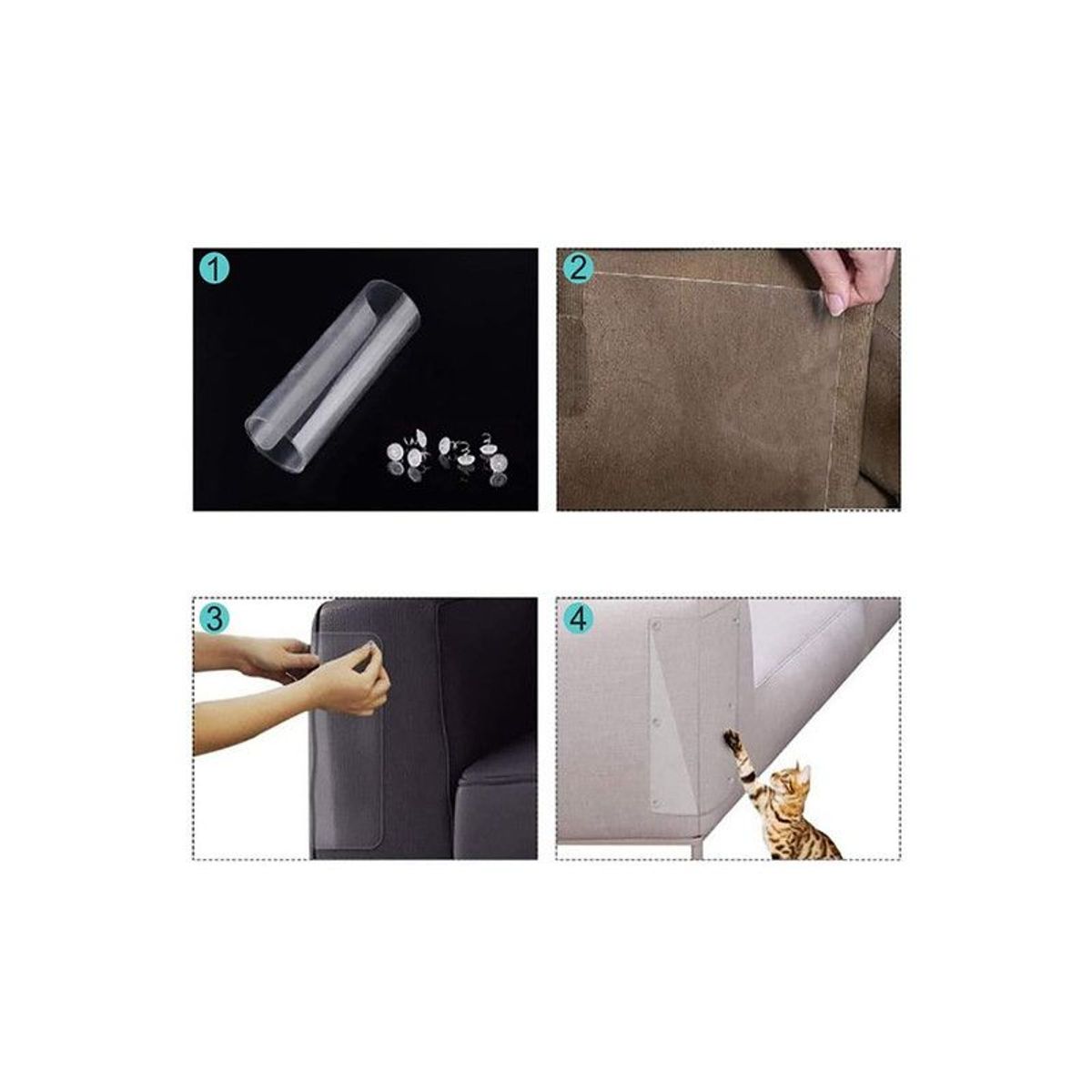 QUE PATAS PET SHOP - Protector de Muebles para Gatos Antiarañazos