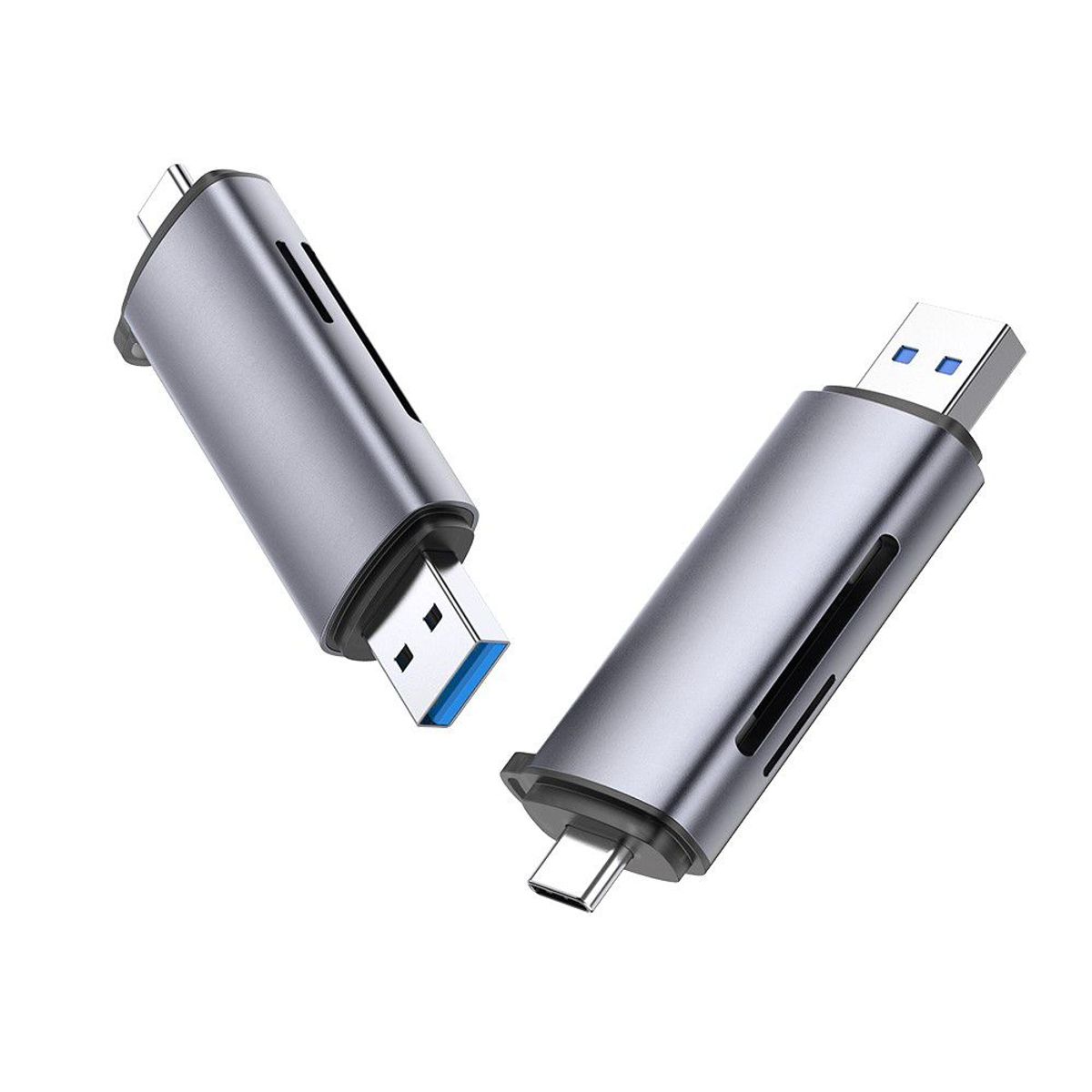 UGREEN - Ugreen Lector de Tarjetas OTG 2 en 1 USB-C SD, Micro SD CM185 - 50706