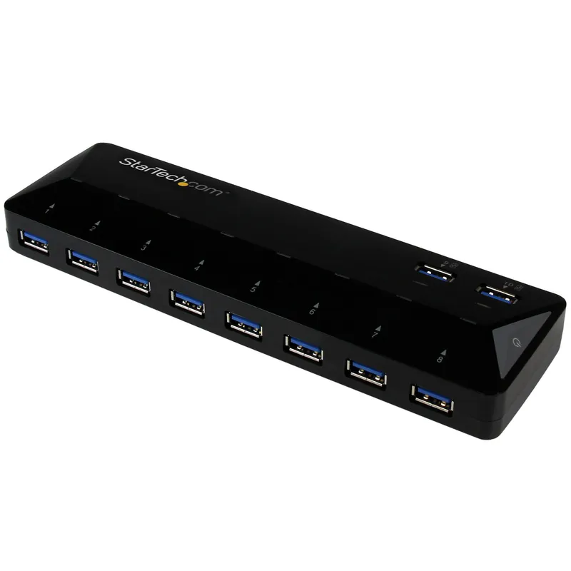 STARTECH - Startech Hub USB 3.0 de 10 Puertos con Alimentación ST103008U2C