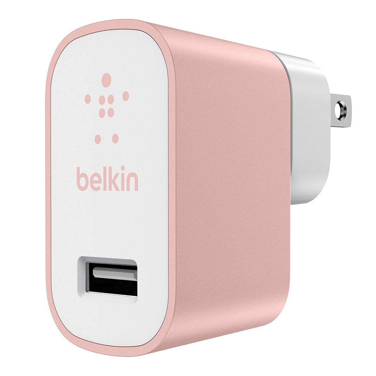 BELKIN - Belkin Cargador 24A de pared con conector USB Oro Rosa - F8M731DQC00