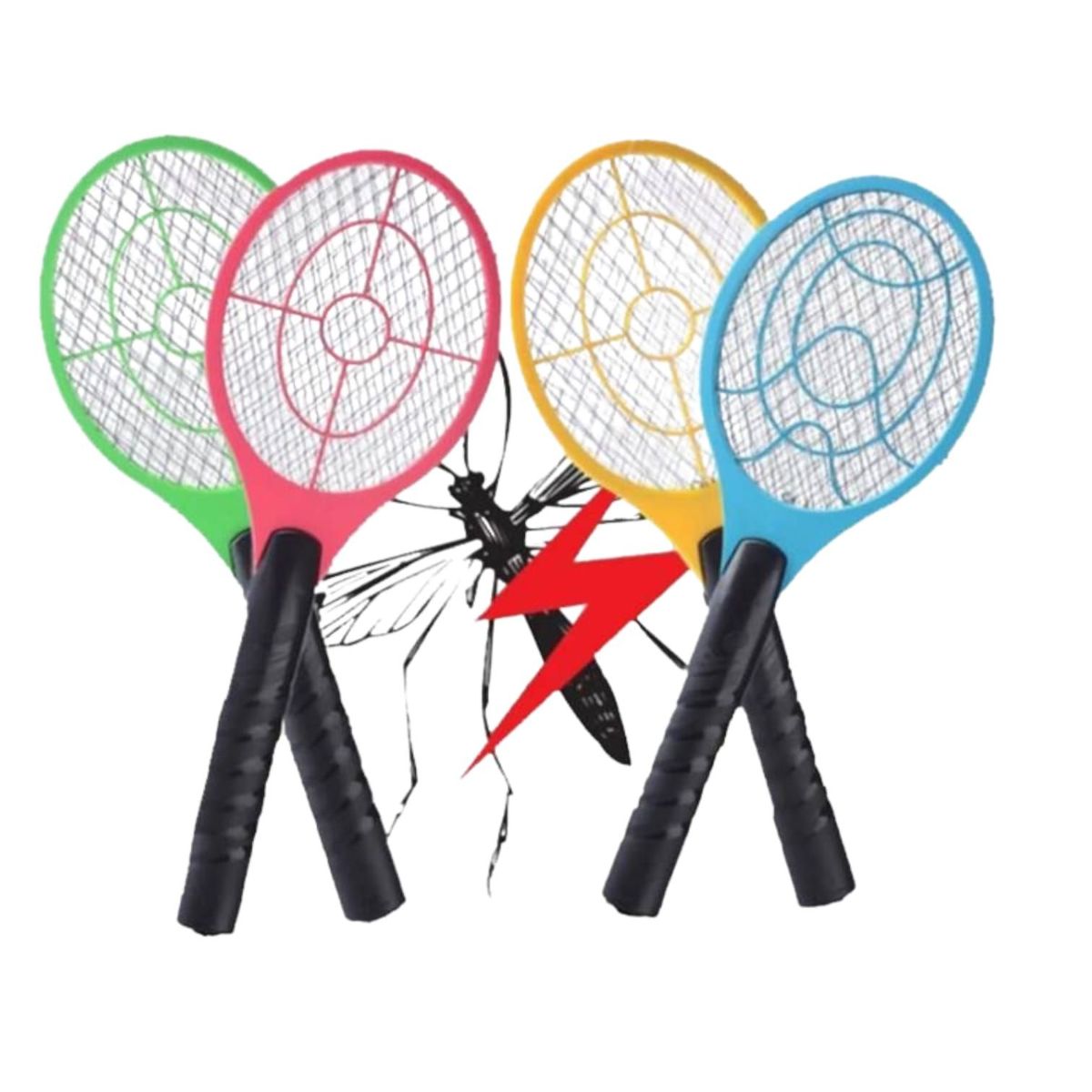 GENERICO - Matamoscas Insectos Por Descarga Electrica tipo raqueta