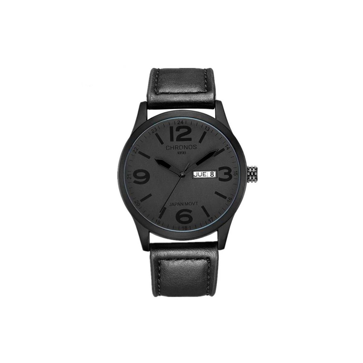 GENERICO - RELOJ HOMBRE CHRONOS 1898 GRIS OSCURO CHR-1