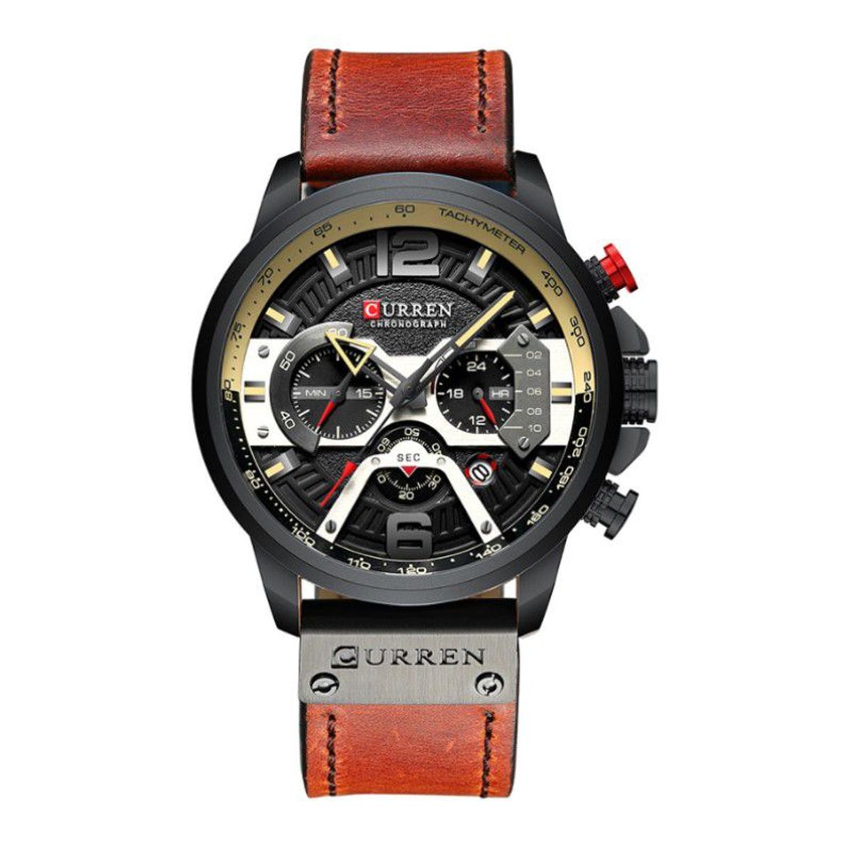Curren - RELOJ CURREN ORIGINAL - CASUAL COLOR MARRON 8329 - CUR-56