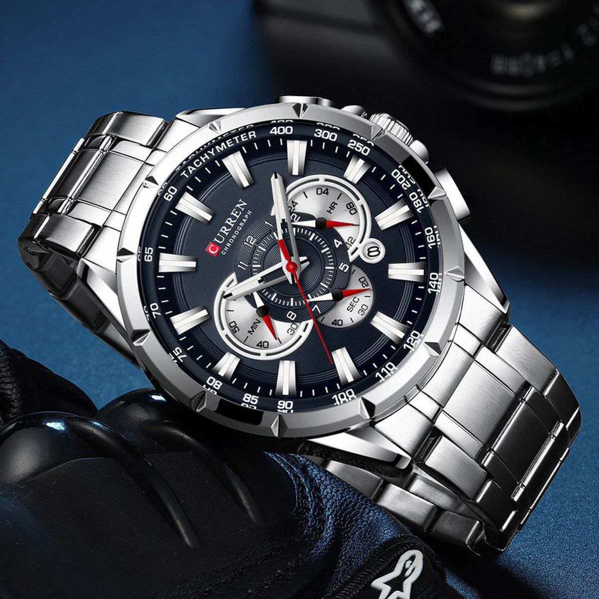 CURREN - RELOJ CURREN 8363 PLATEADO SUIT
