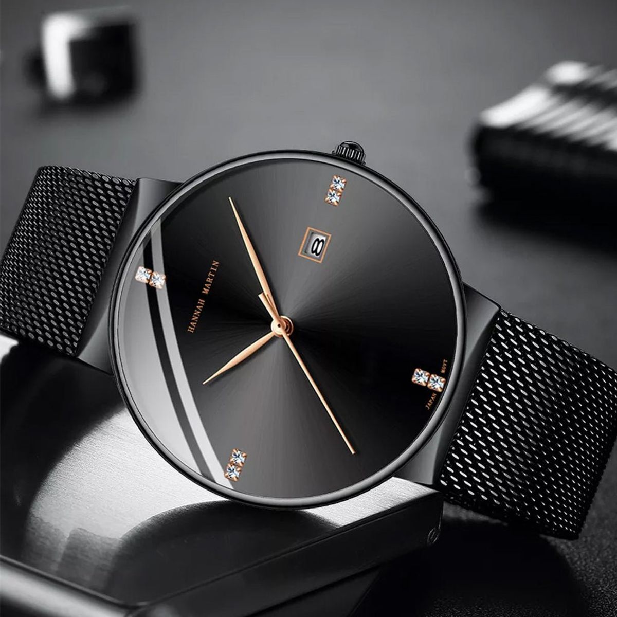 HANNAH MARTIN - RELOJ HANNAH MARTIN NEGRO HM-901